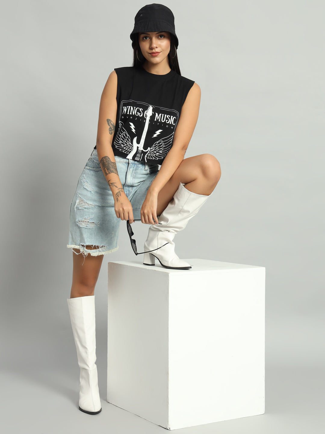 Black Wings of Music Tank Top