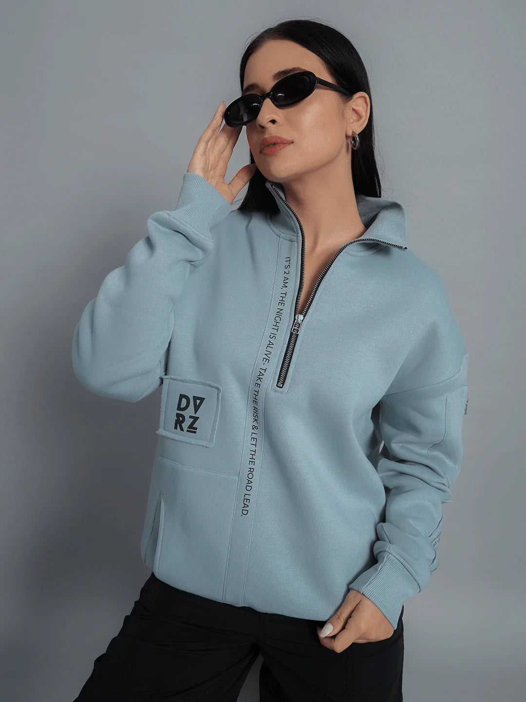 The 2 AM Zip-up Sweatshirt Women's