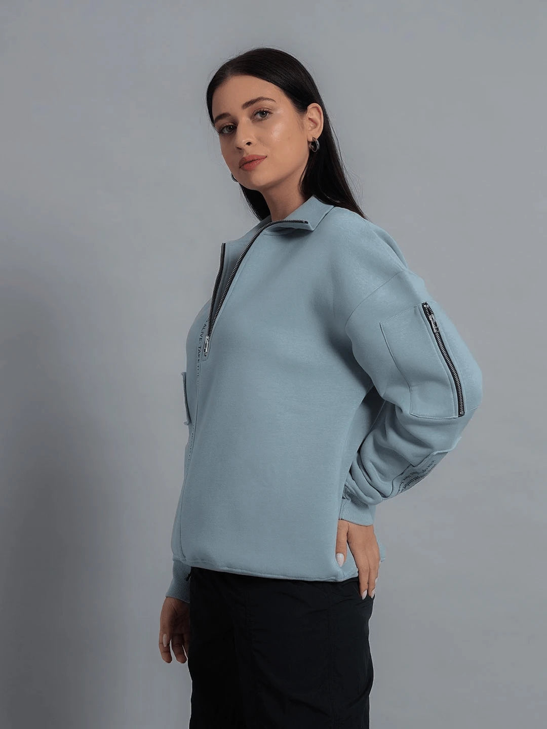 The 2 AM Zip-up Sweatshirt Women's