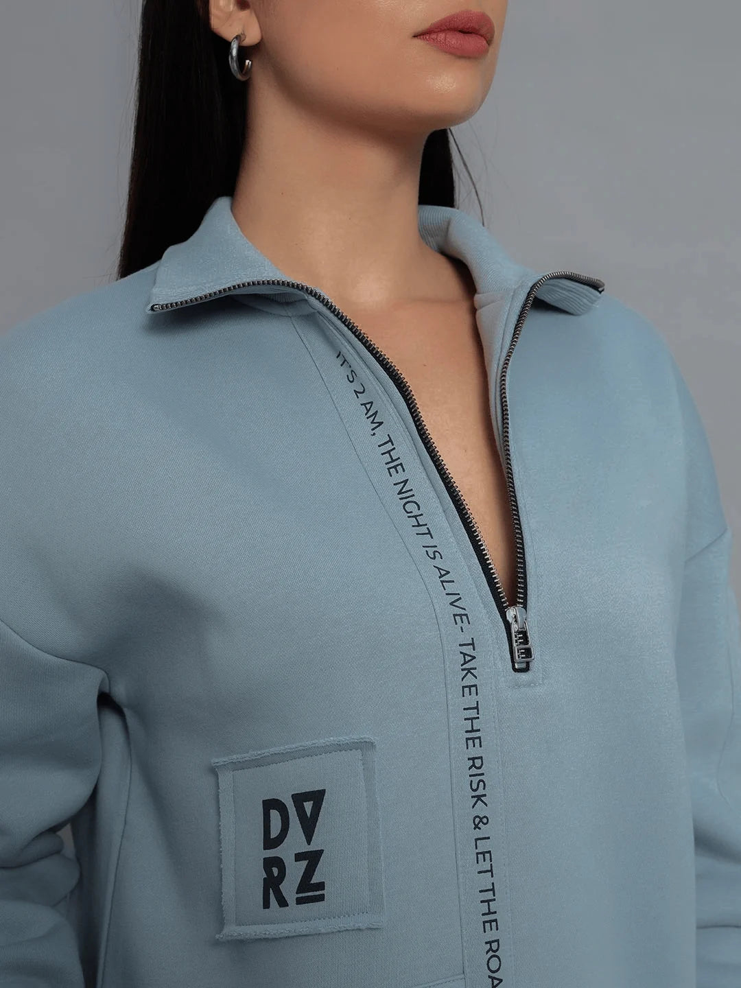 The 2 AM Zip-up Sweatshirt Women's