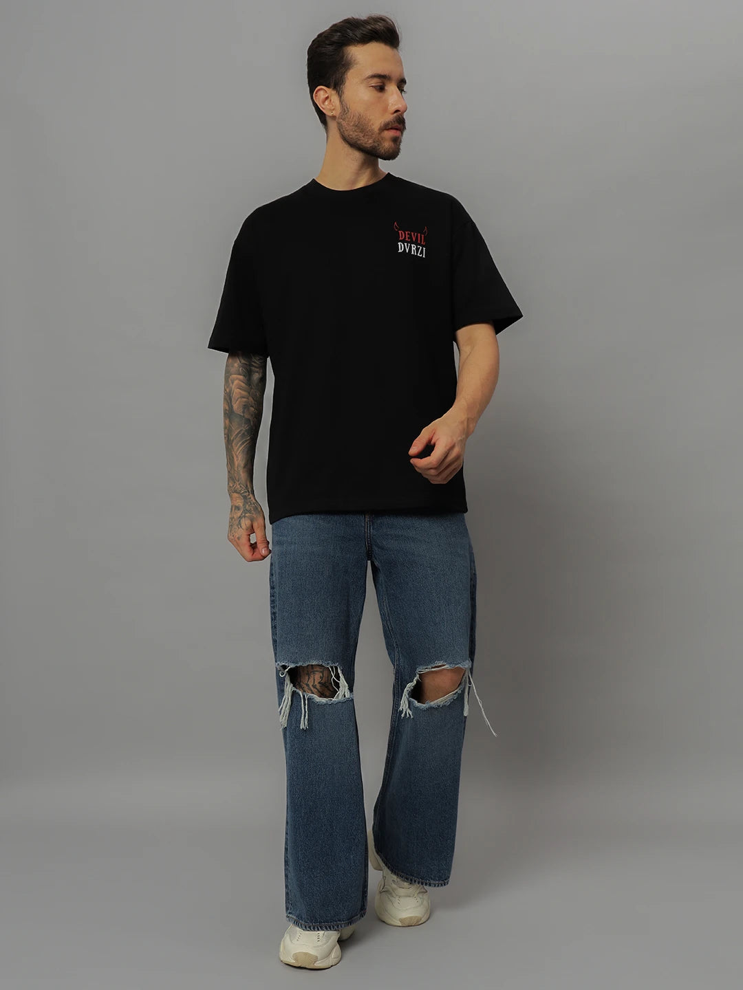 Black Diabolical Deal Tee Men's