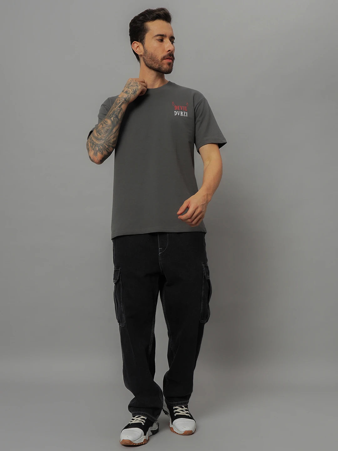 Grey Diabolical Deal Tee Men's