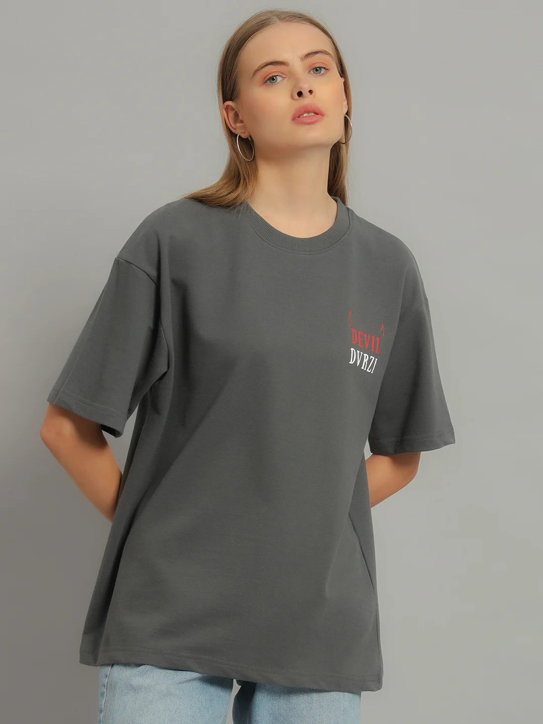 Grey Diabolical Deal Tee Women's
