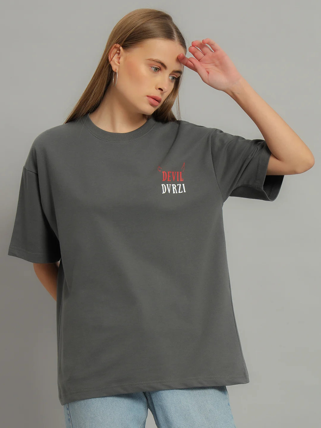 Grey Diabolical Deal Tee Women's