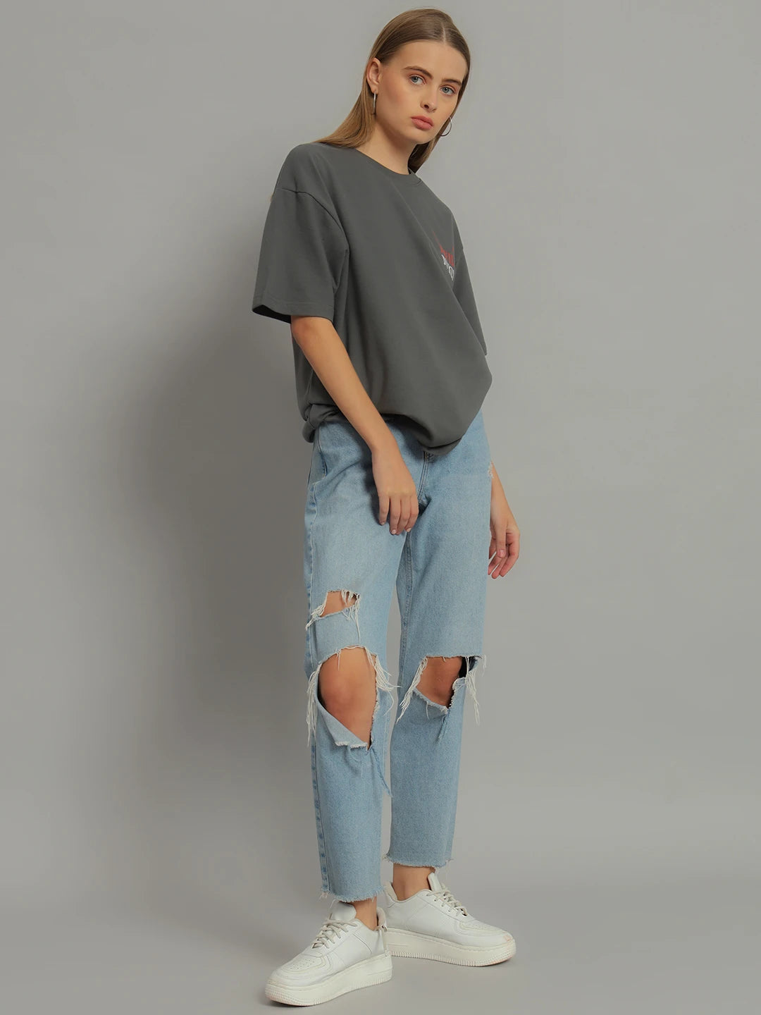 Grey Diabolical Deal Tee Women's