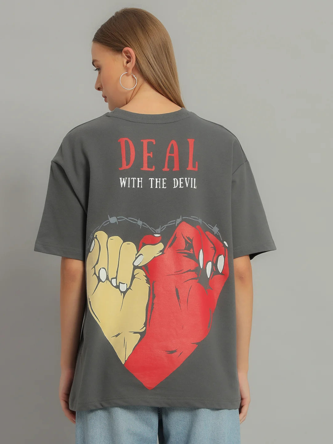 Grey Diabolical Deal Tee Women's