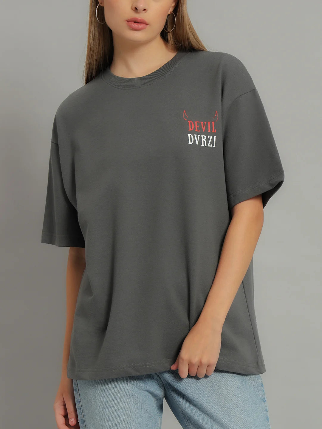 Grey Diabolical Deal Tee Women's