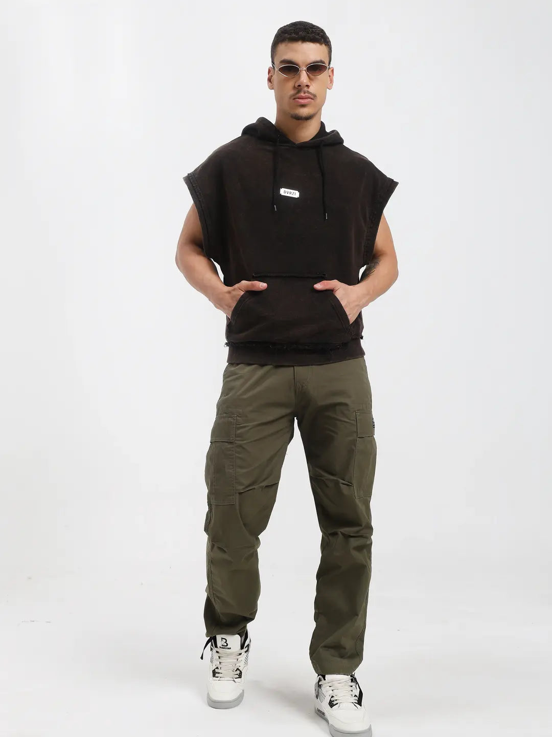 Rustic Sleeveless Hoodie