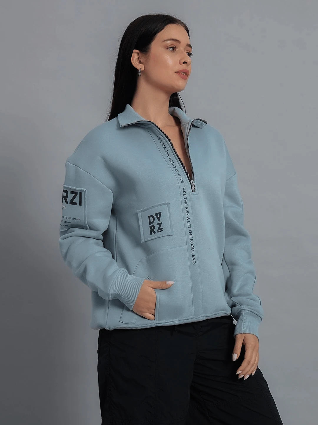 The 2 AM Zip-up Sweatshirt Women's