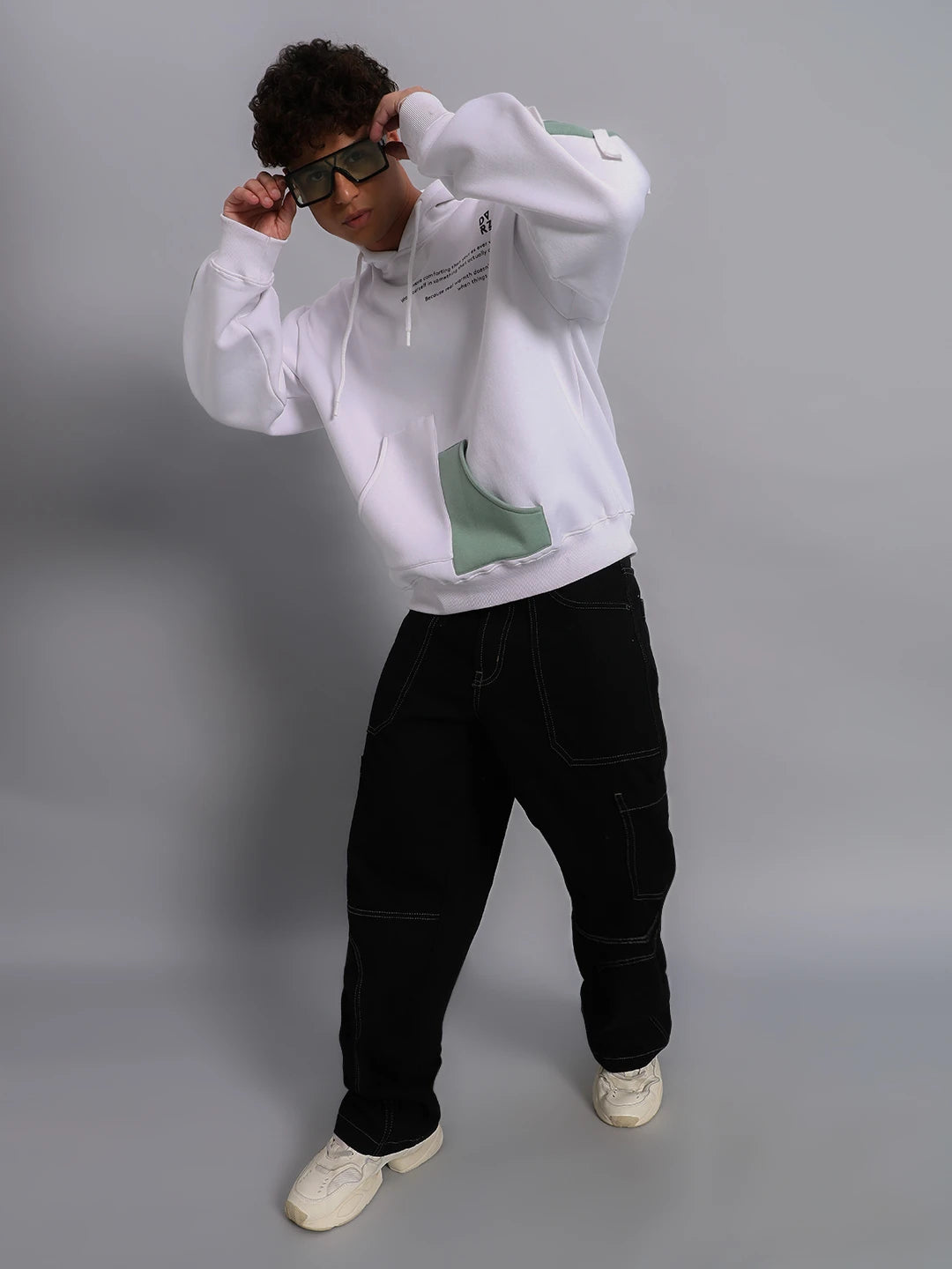 Asymmetrical Hoodie Men's