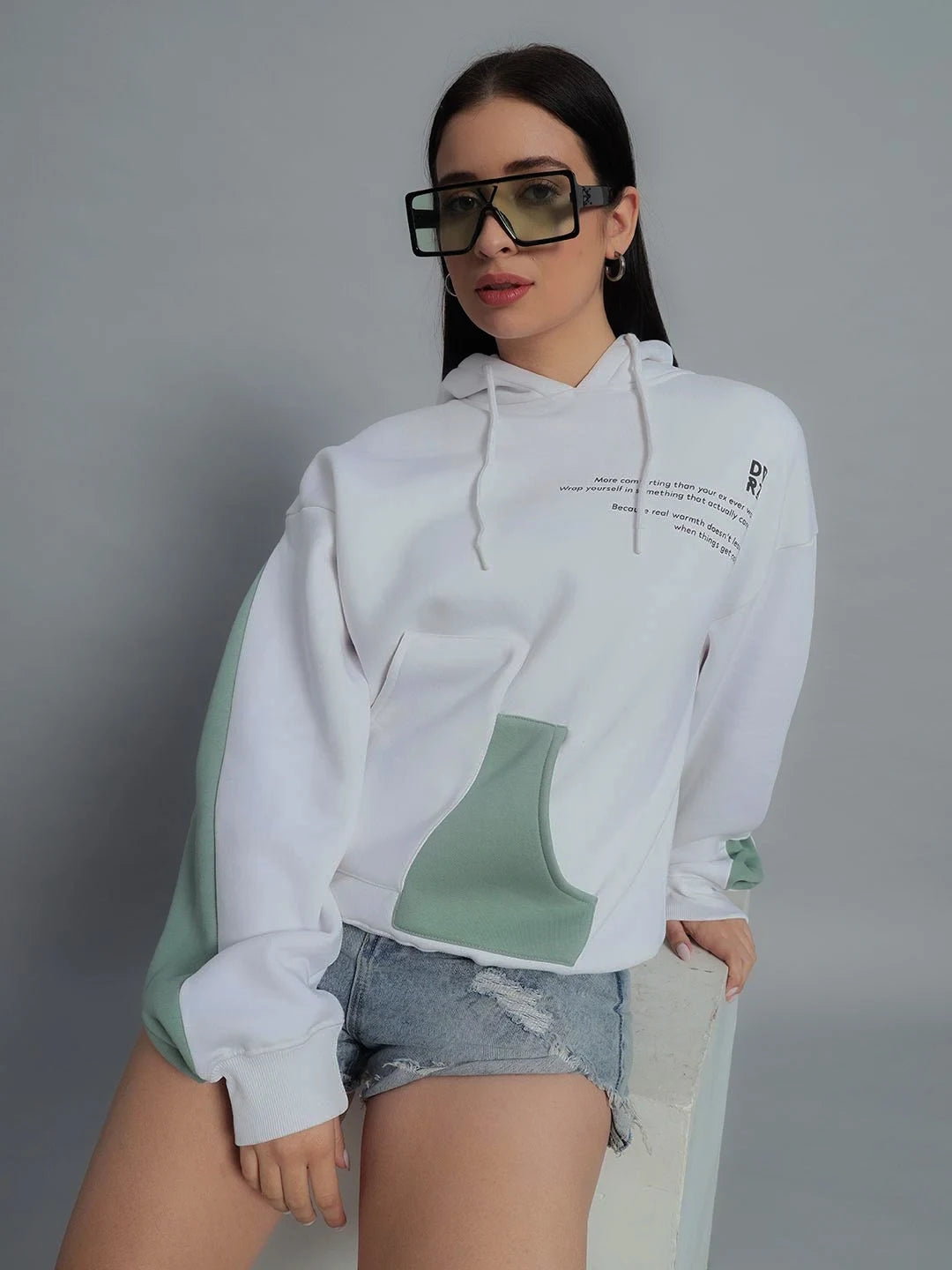 Asymmetrical Hoodie Women's