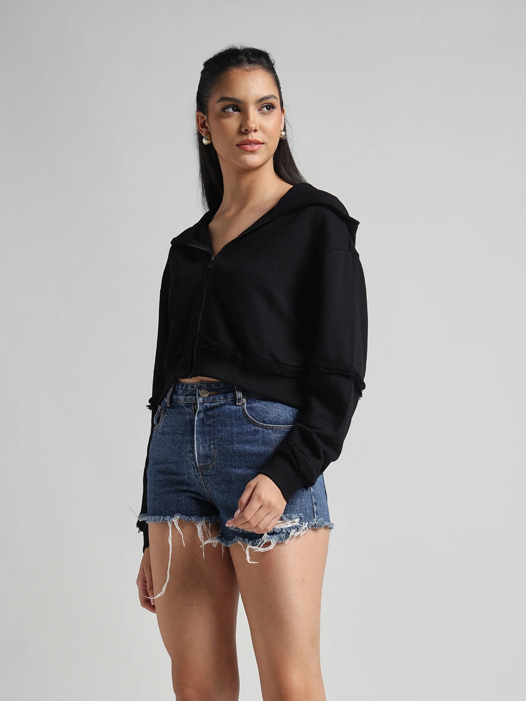 Black Cropped Jacket