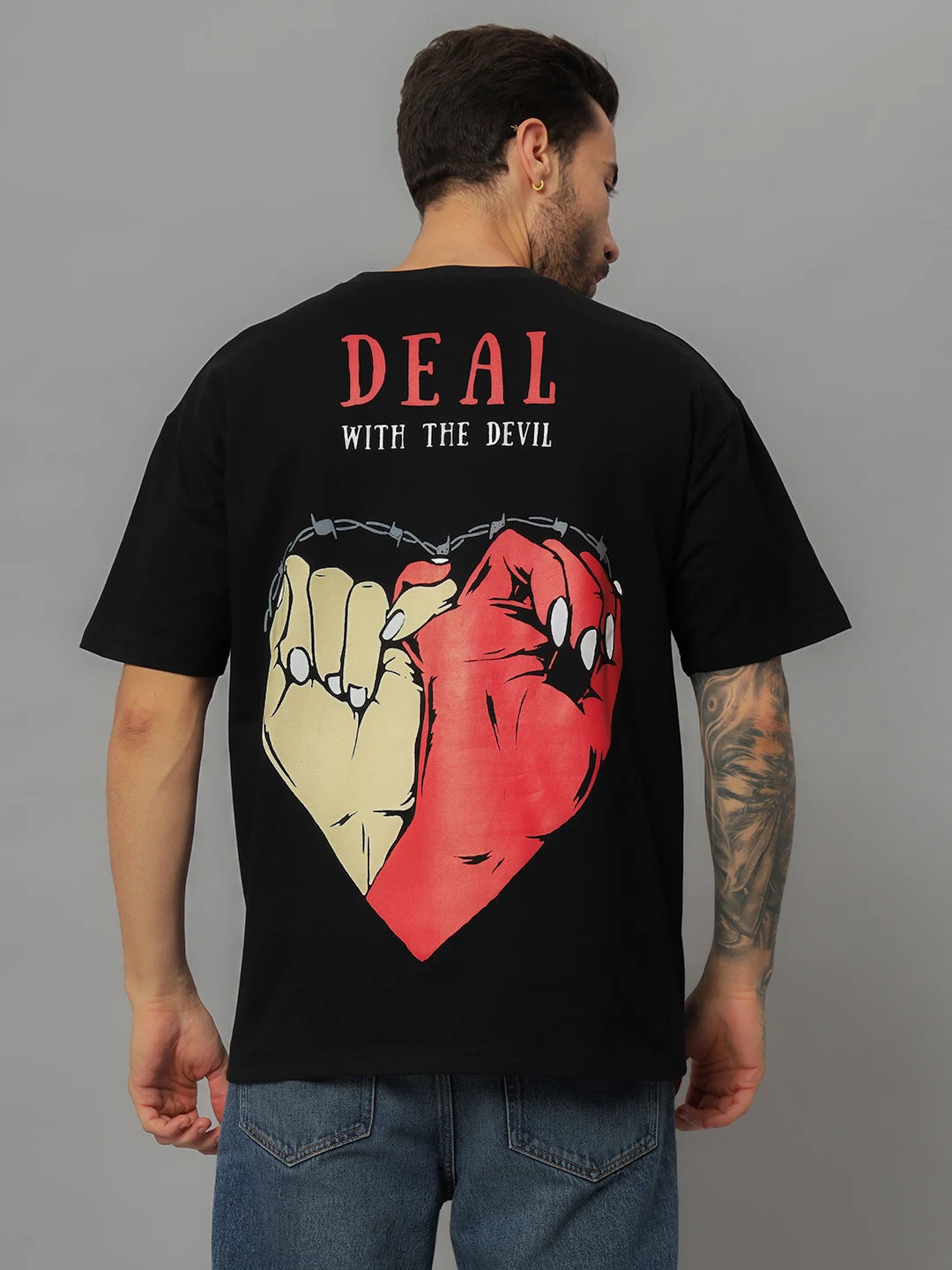 Black Diabolical Deal Tee Men's