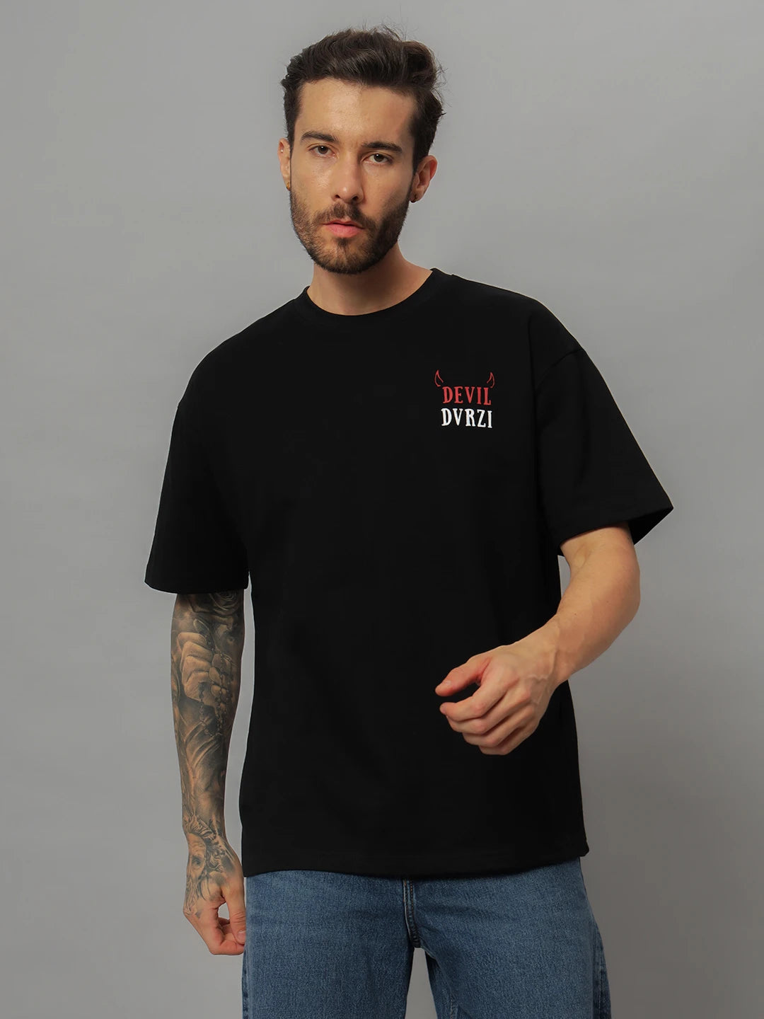 Black Diabolical Deal Tee Men's