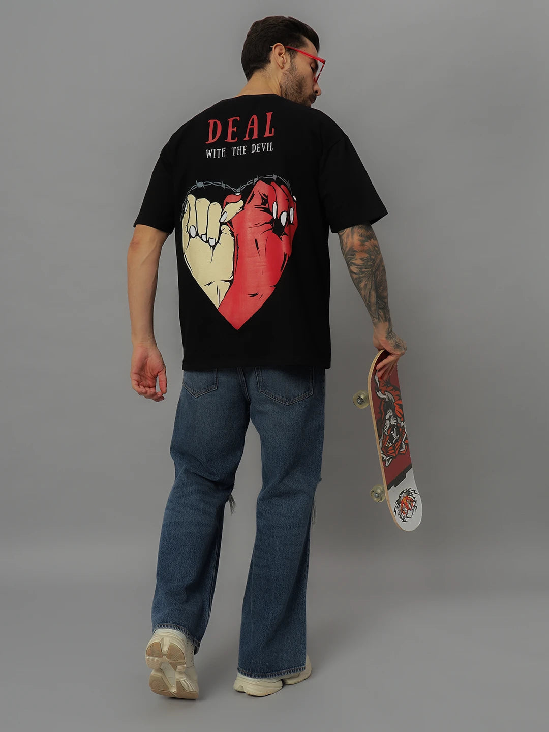 Black Diabolical Deal Tee Men's