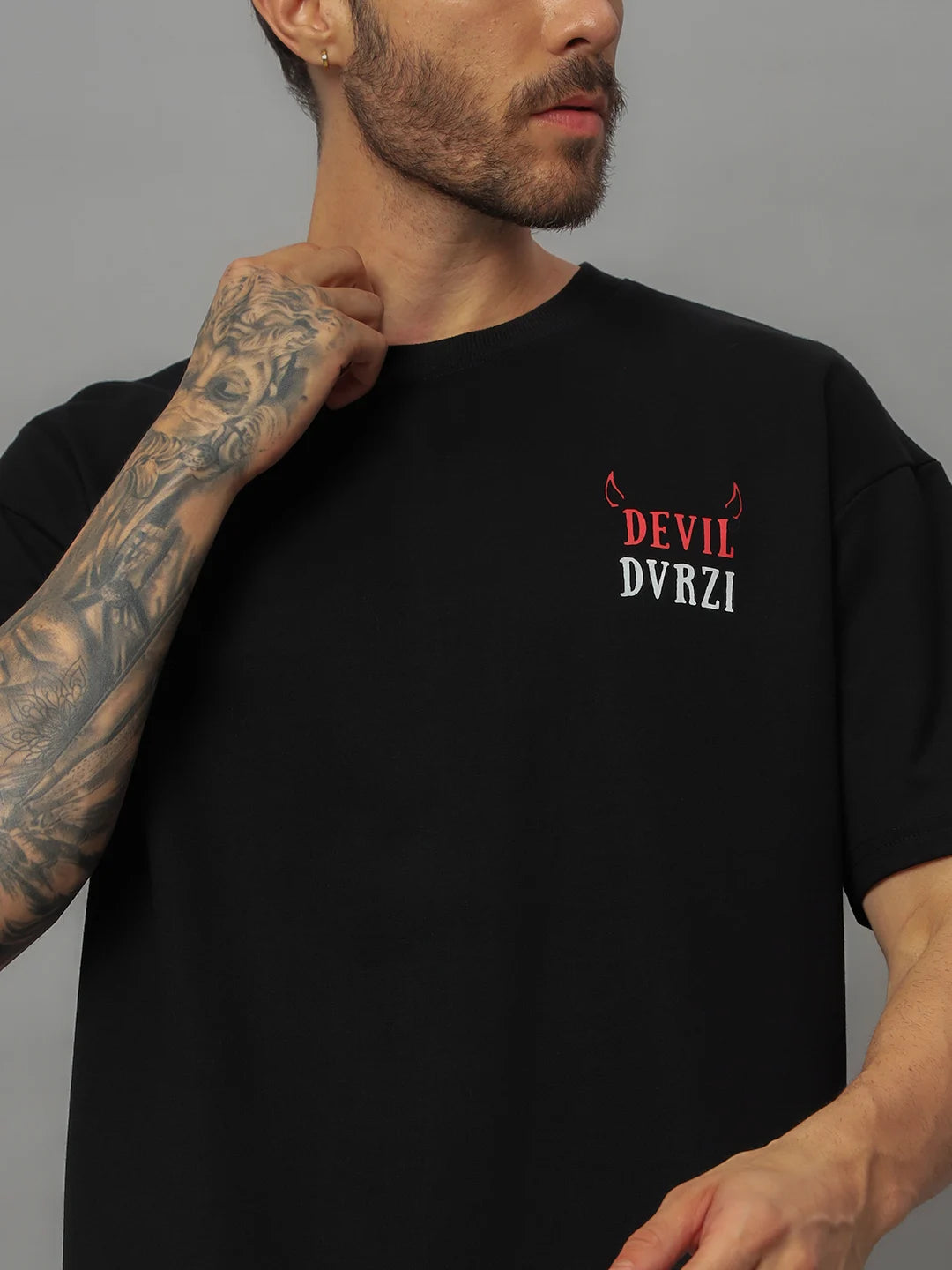 Black Diabolical Deal Tee Men's