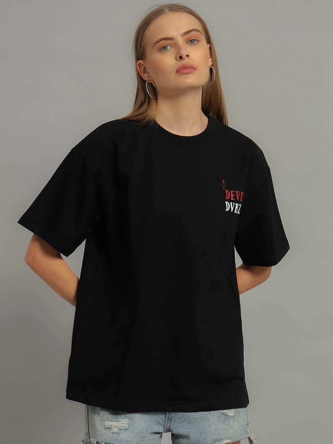 Black Diabolical Deal Tee Women's