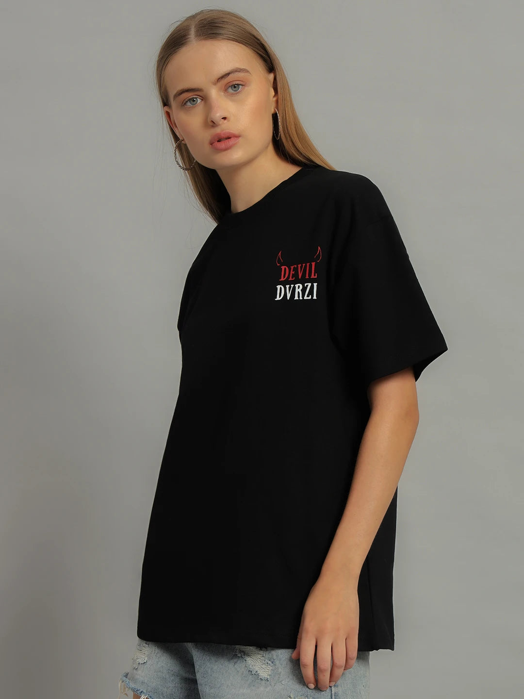 Black Diabolical Deal Tee Women's