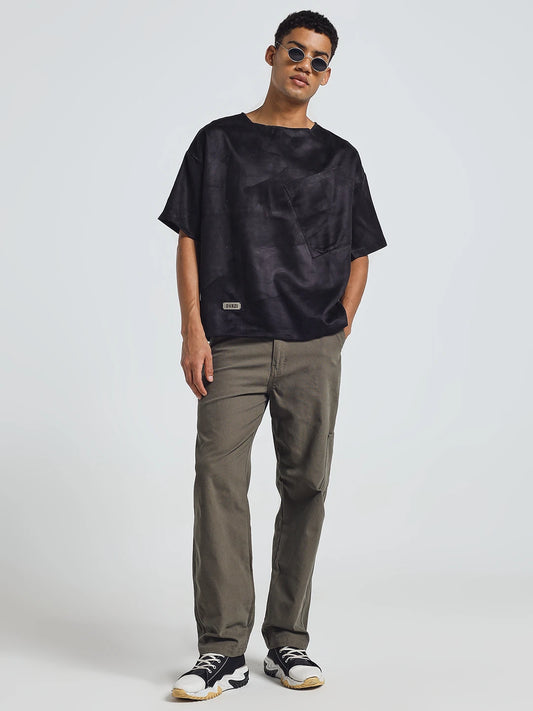 Black Suede Tee