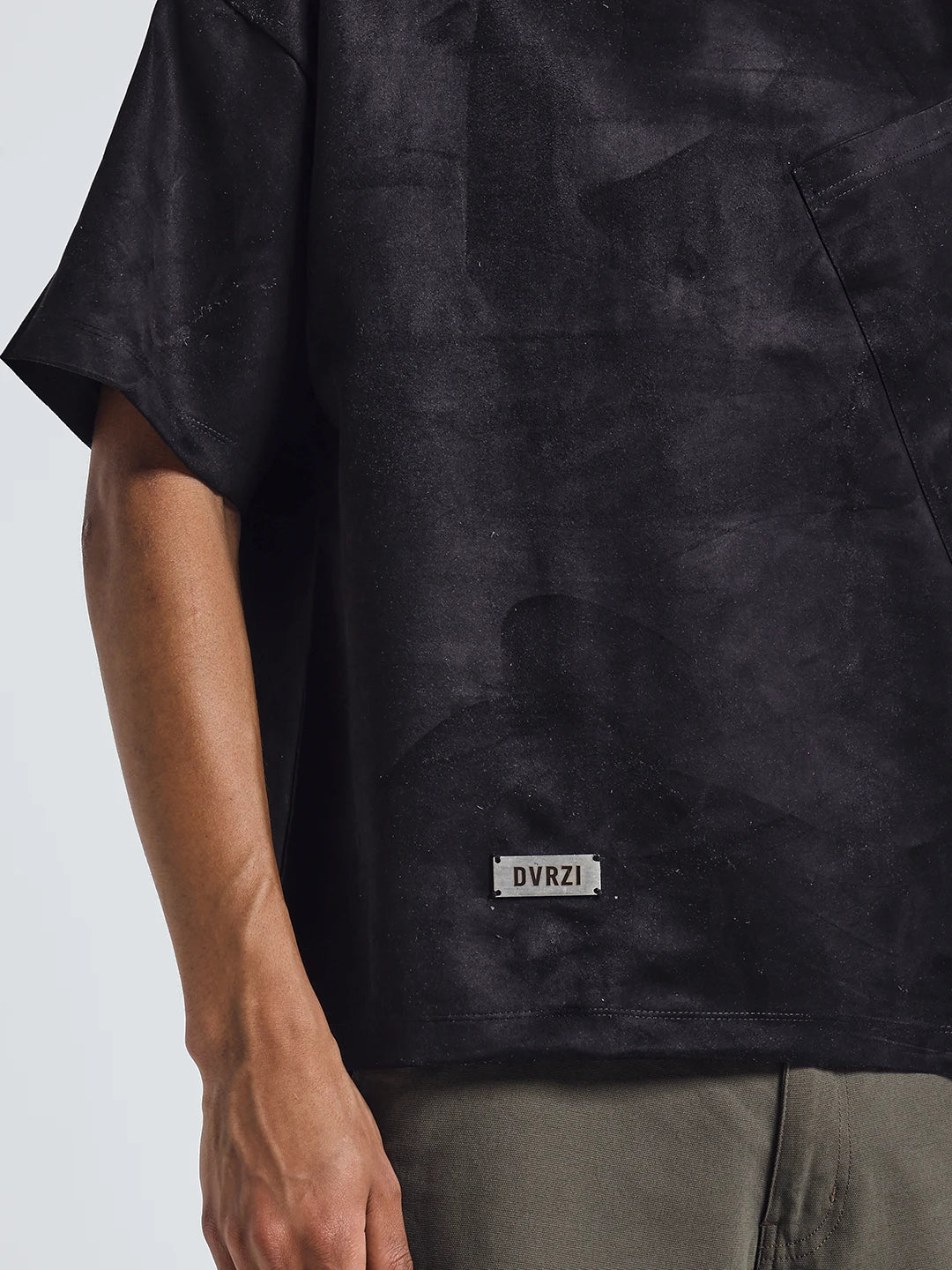 Black Suede Tee