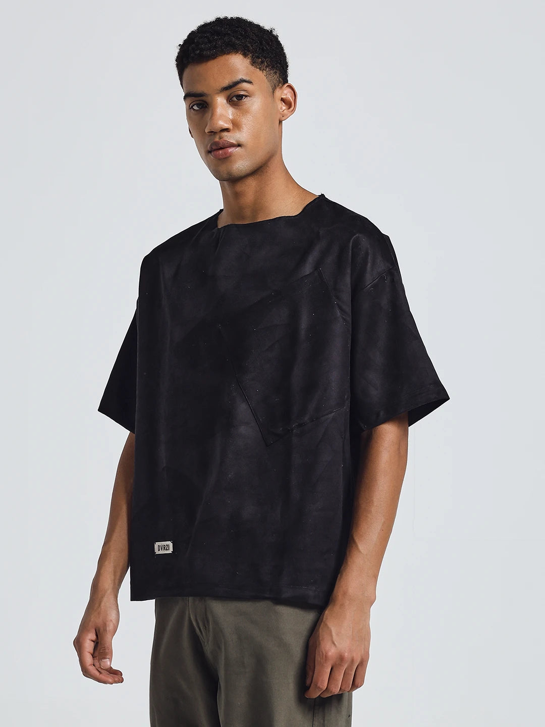Black Suede Tee