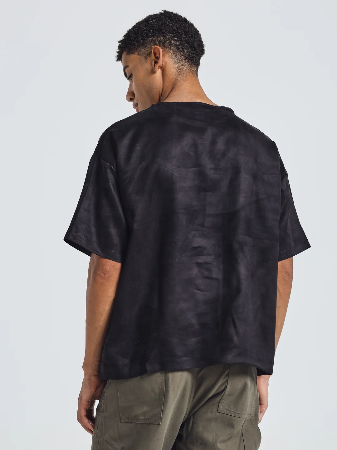 Black Suede Tee
