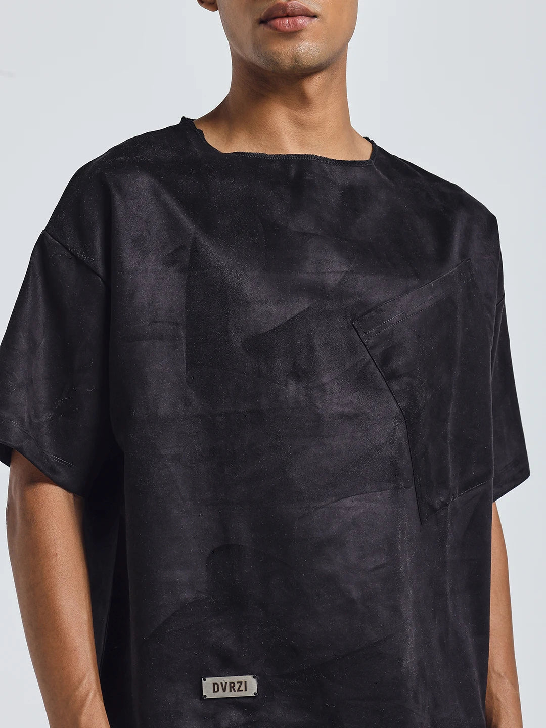 Black Suede Tee