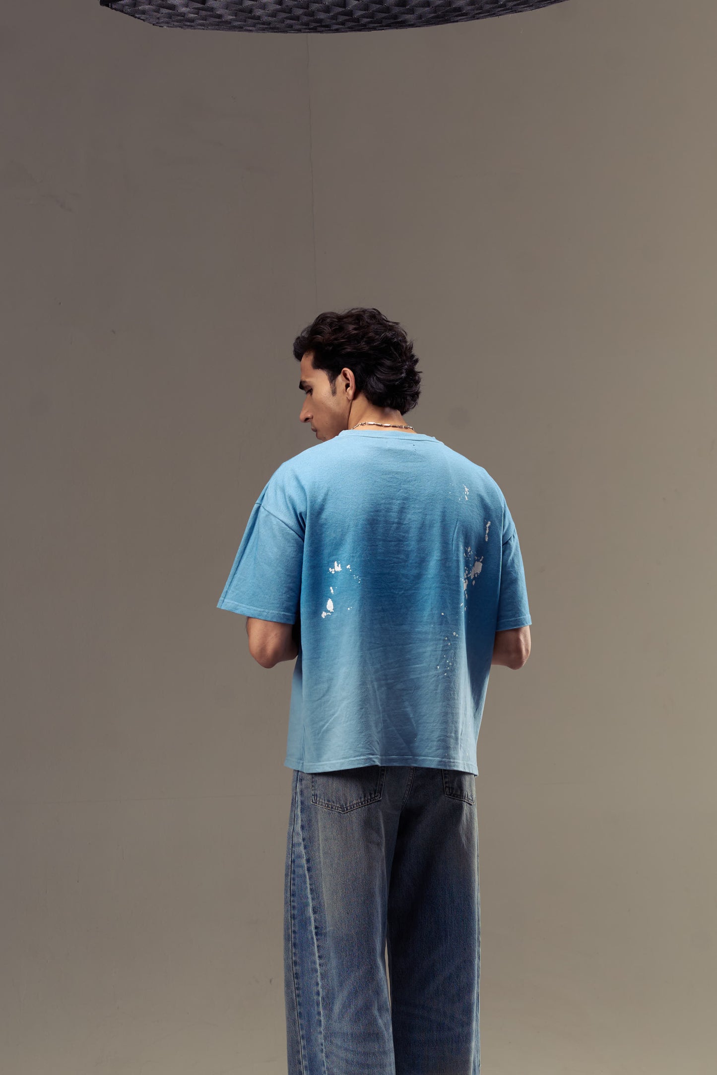 Blue Painters Tee Mens