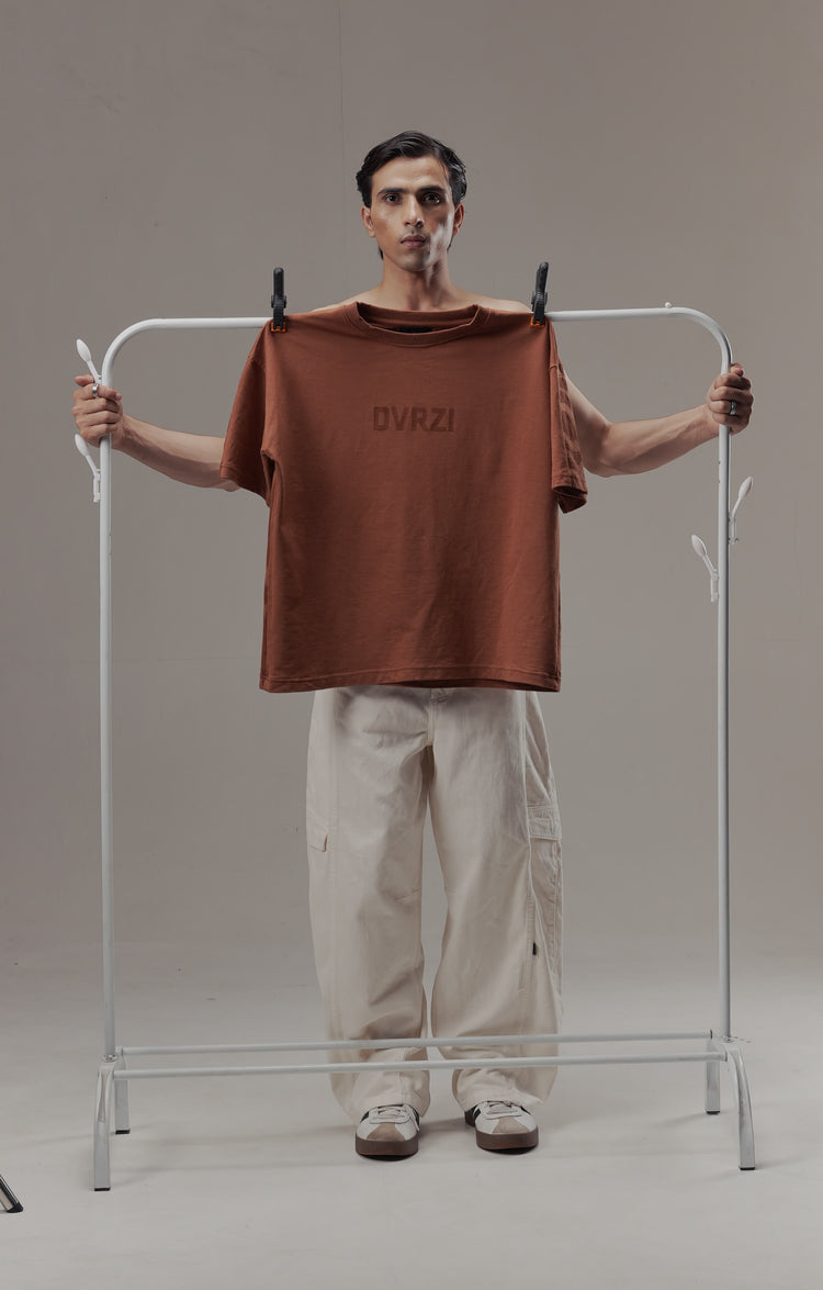 Brown Dual Personality Tee