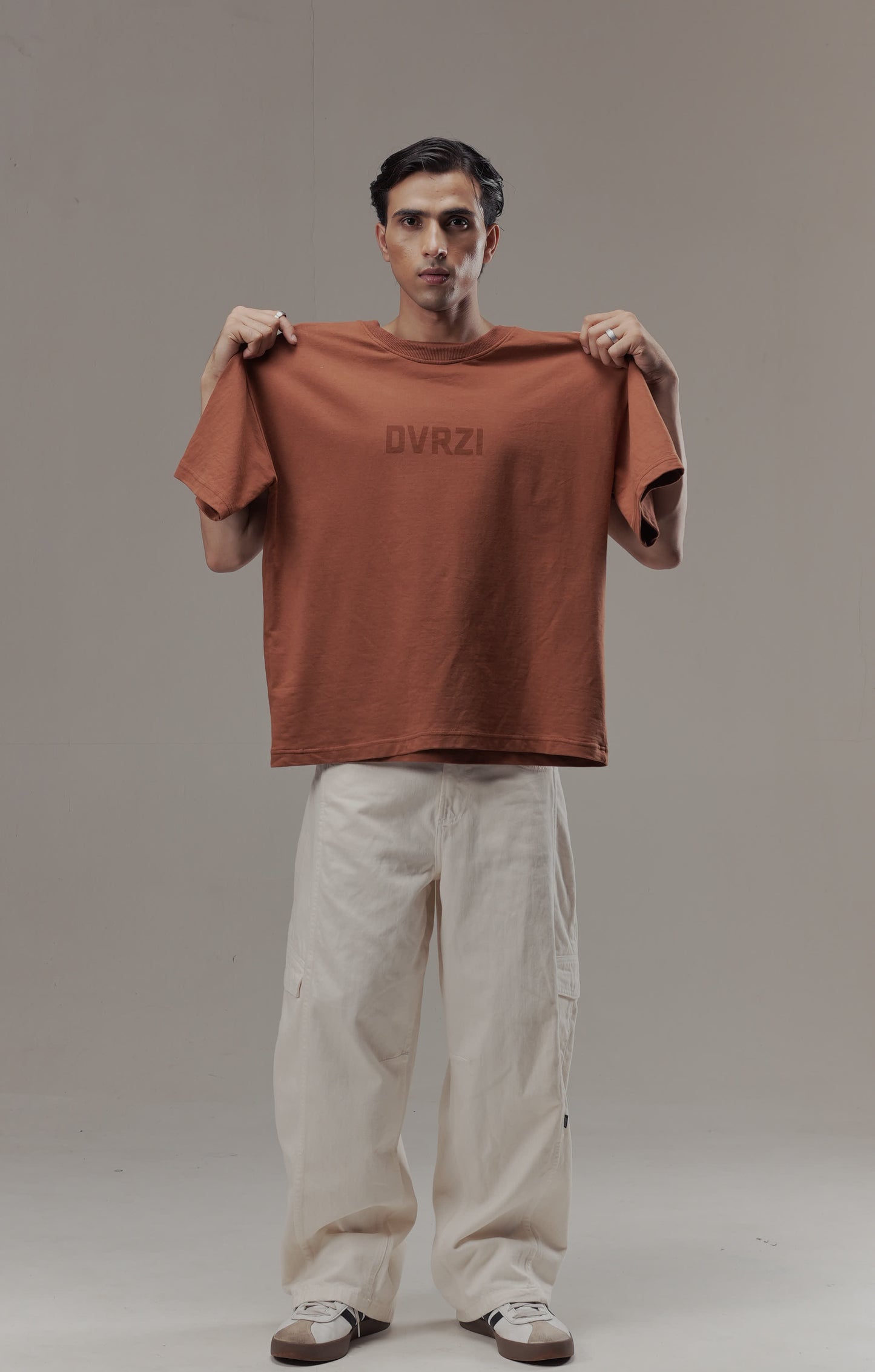 Brown Dual Personality Tee