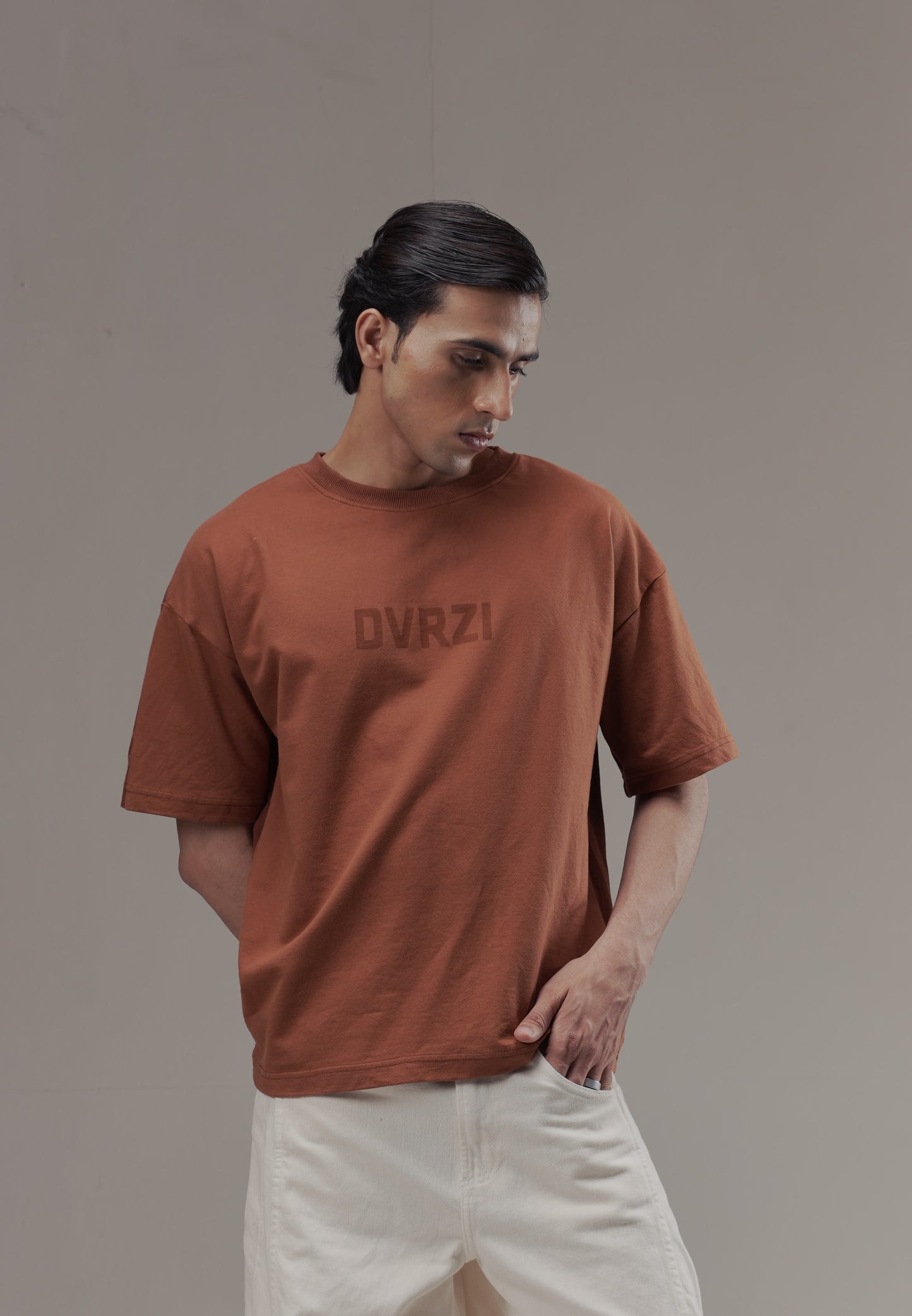 Brown Dual Personality Tee