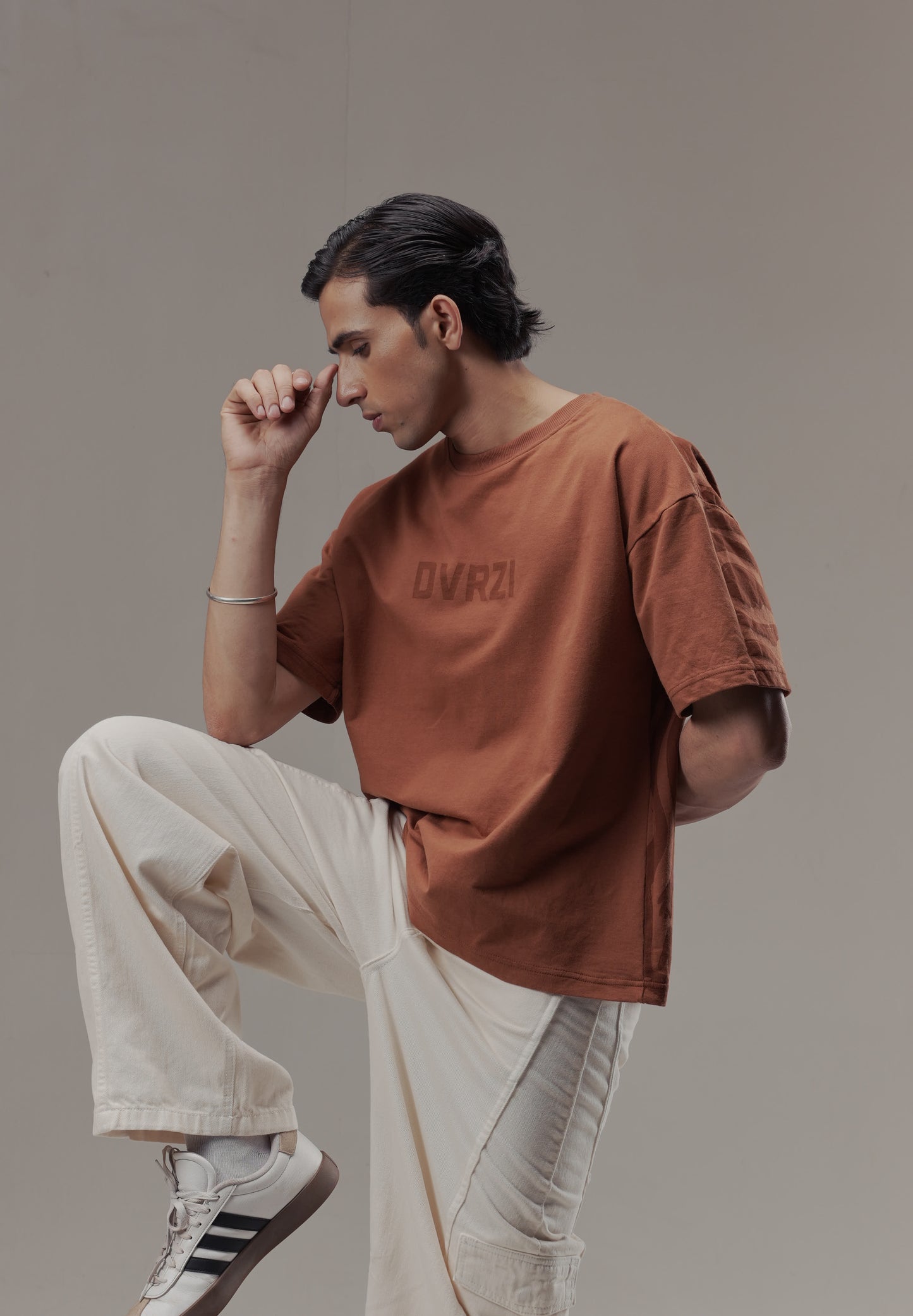 Brown Dual Personality Tee