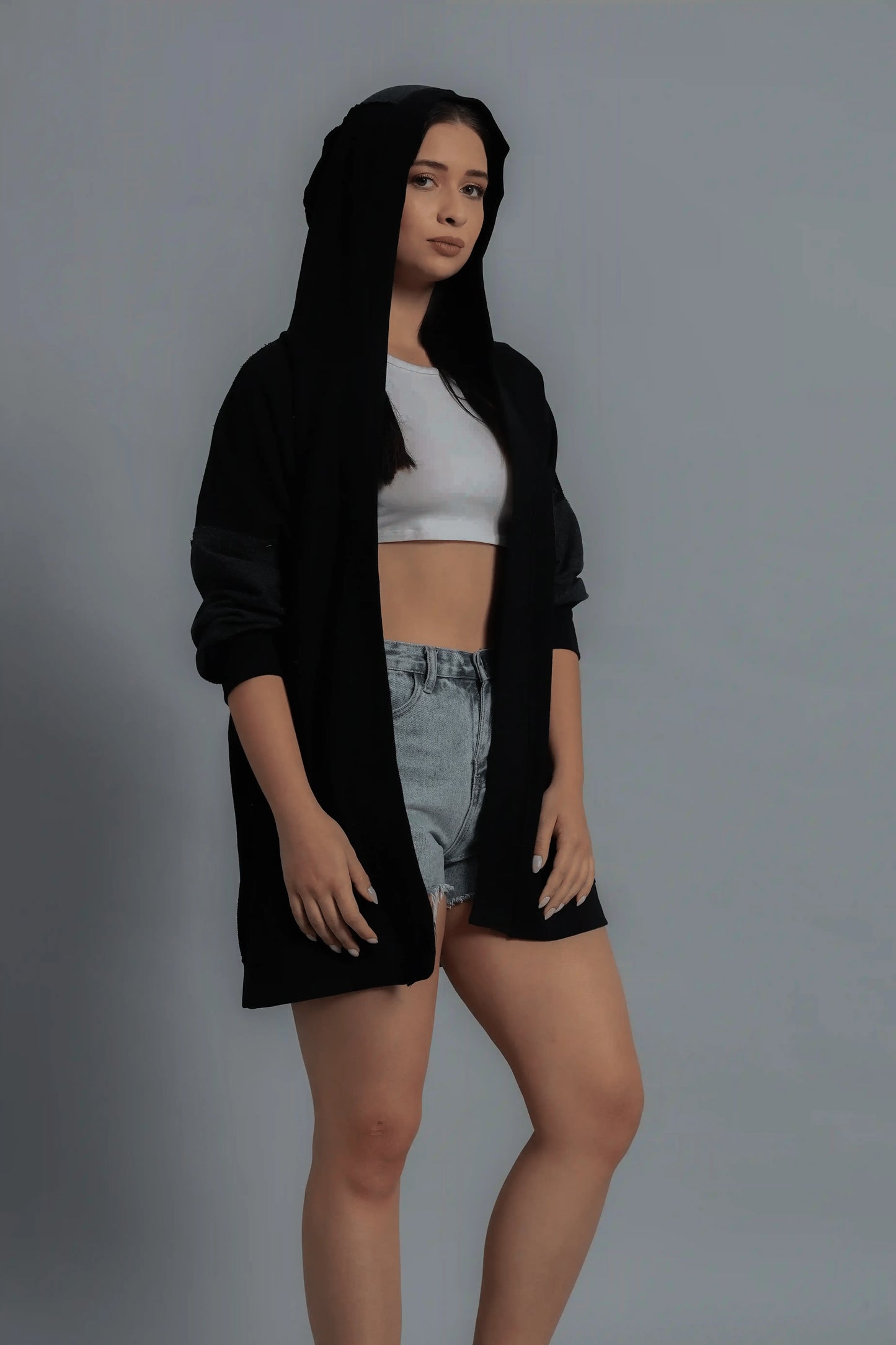 Dual Tone Open Jacket Women's