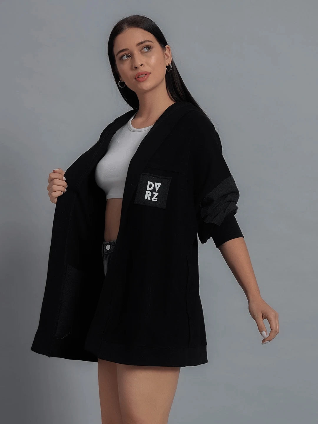 Dual Tone Open Jacket Women's