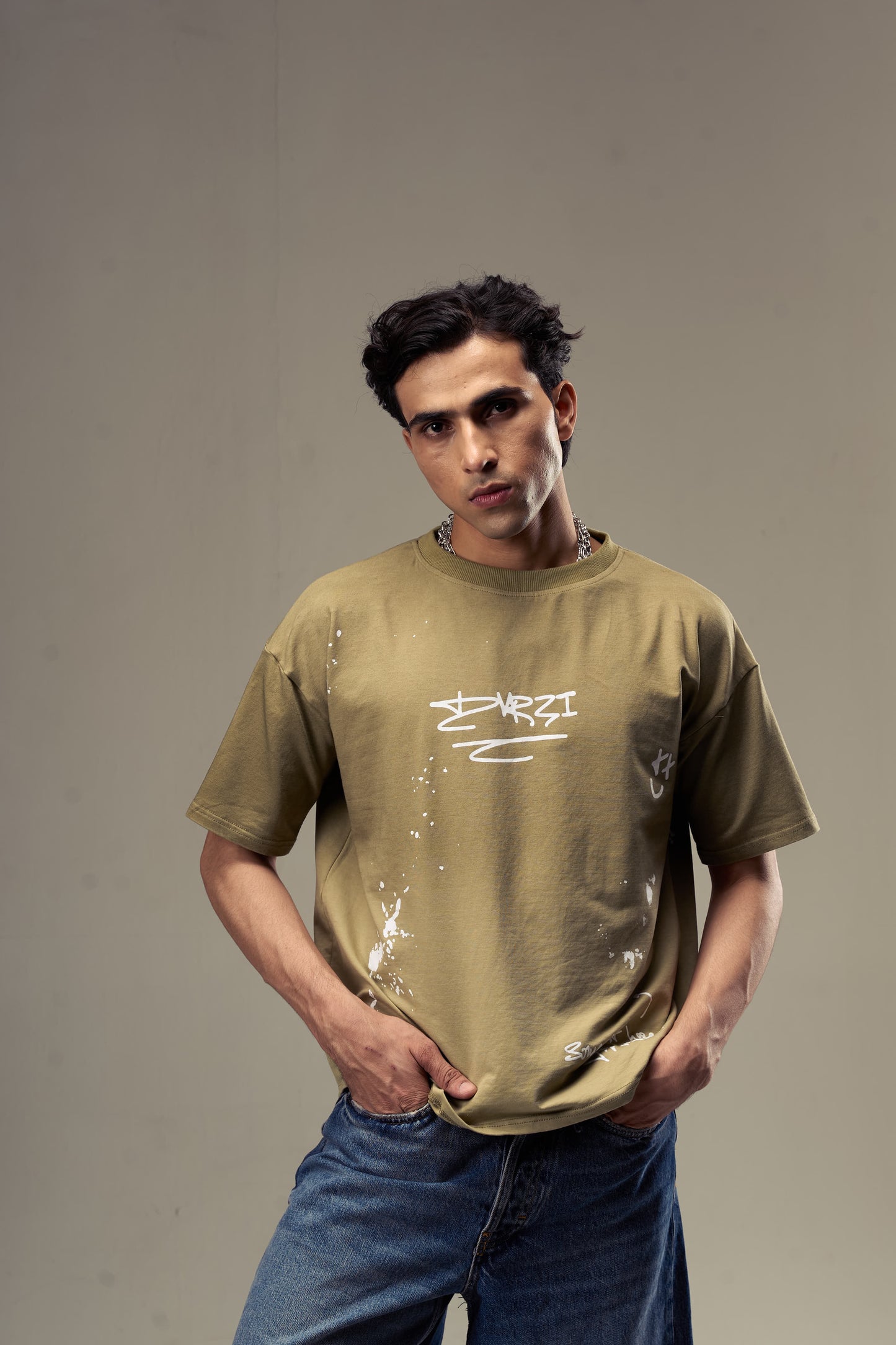 Green painters Tee Mens