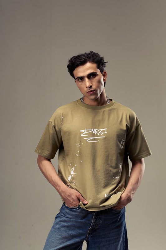 Green painters Tee Mens