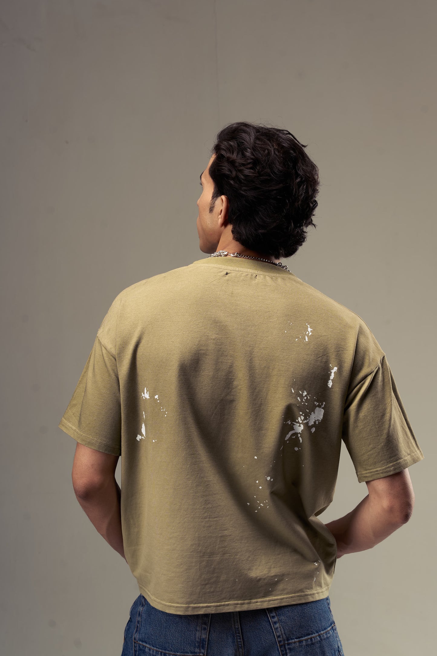 Green painters Tee Mens