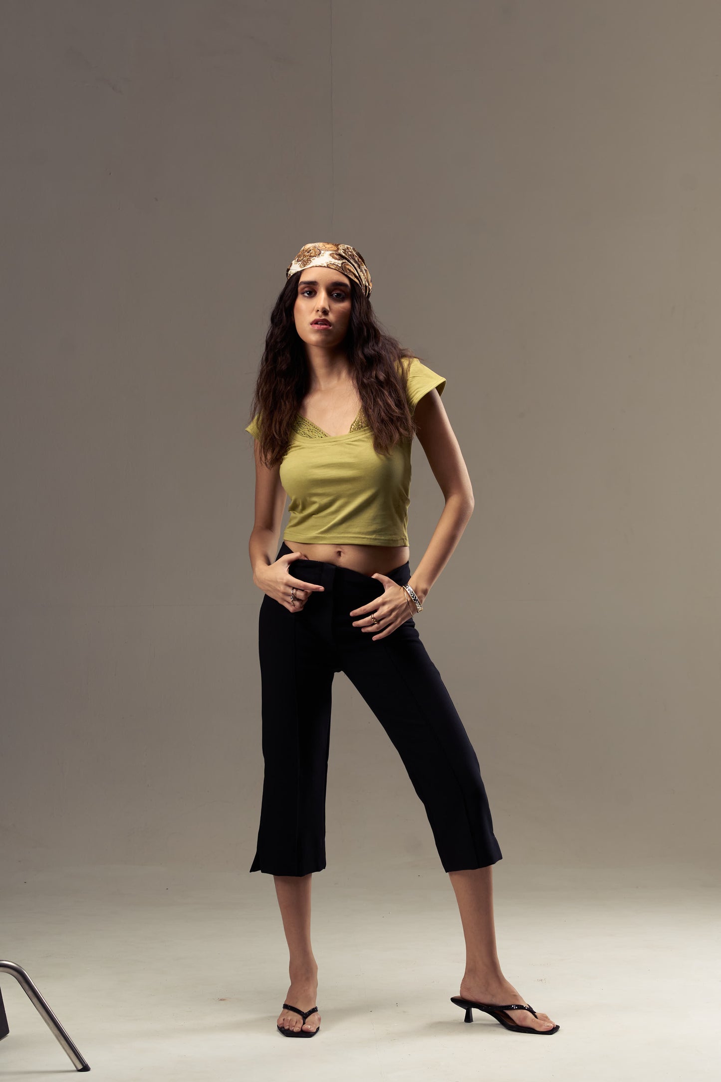 Lime Green Lace Top