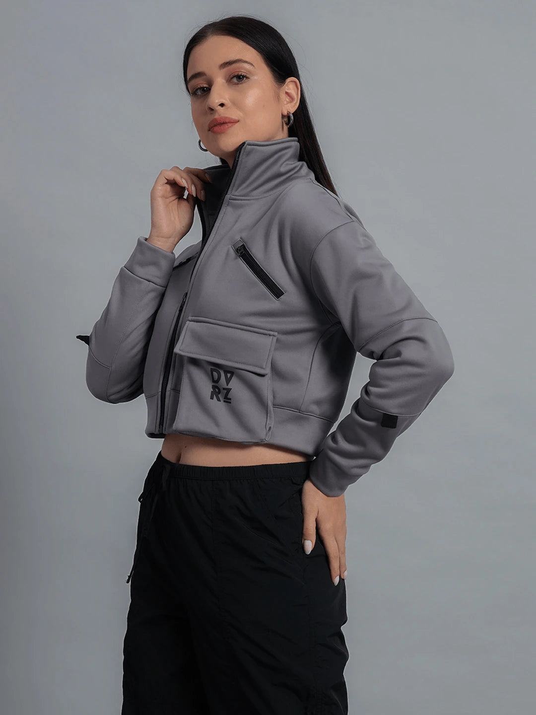 Metallic Utility Jacket Women's