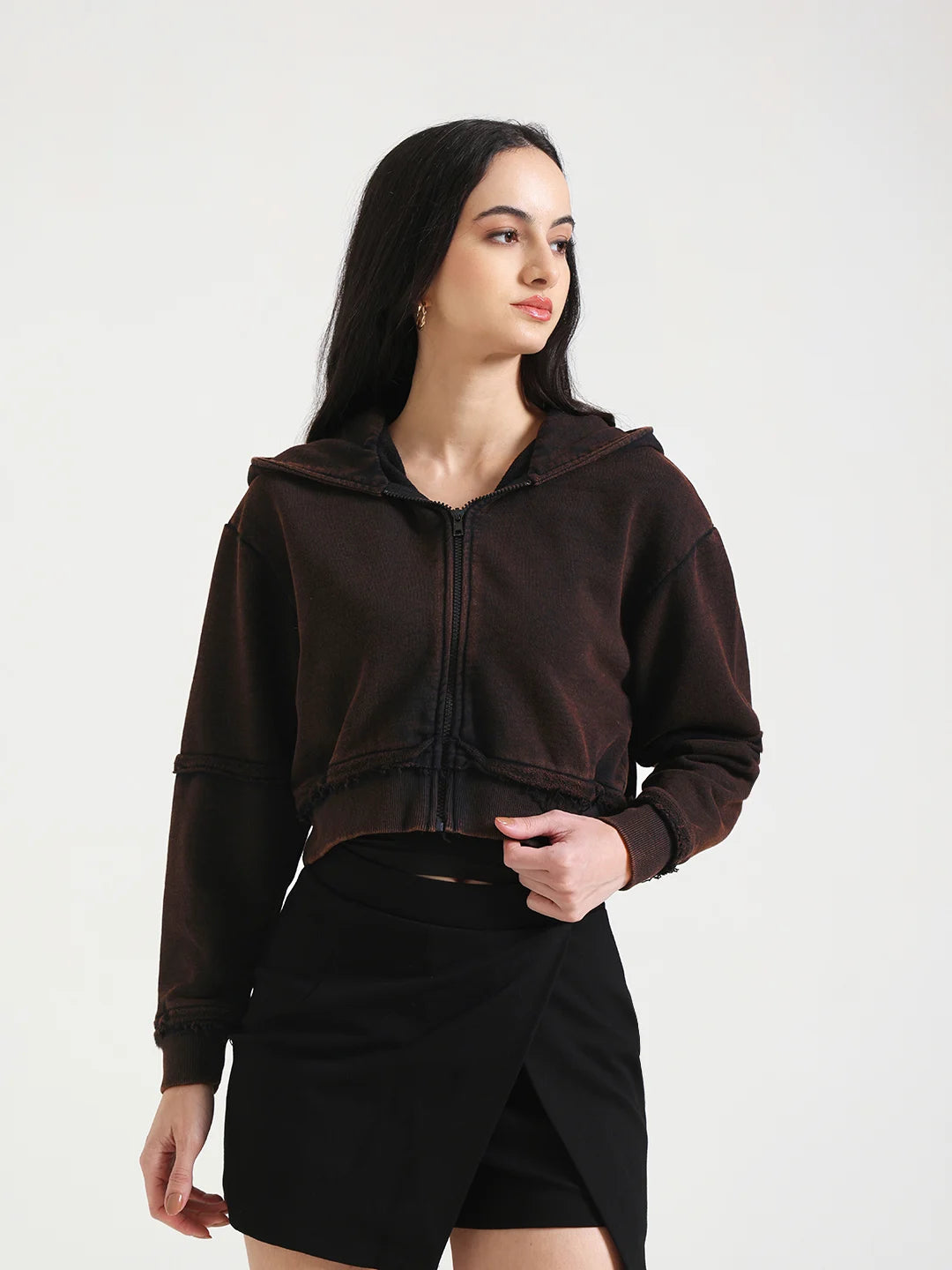 Vintage Brown Cropped Jacket