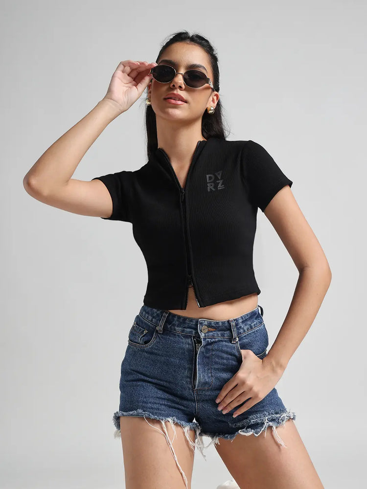 Zip-Up Top for Women