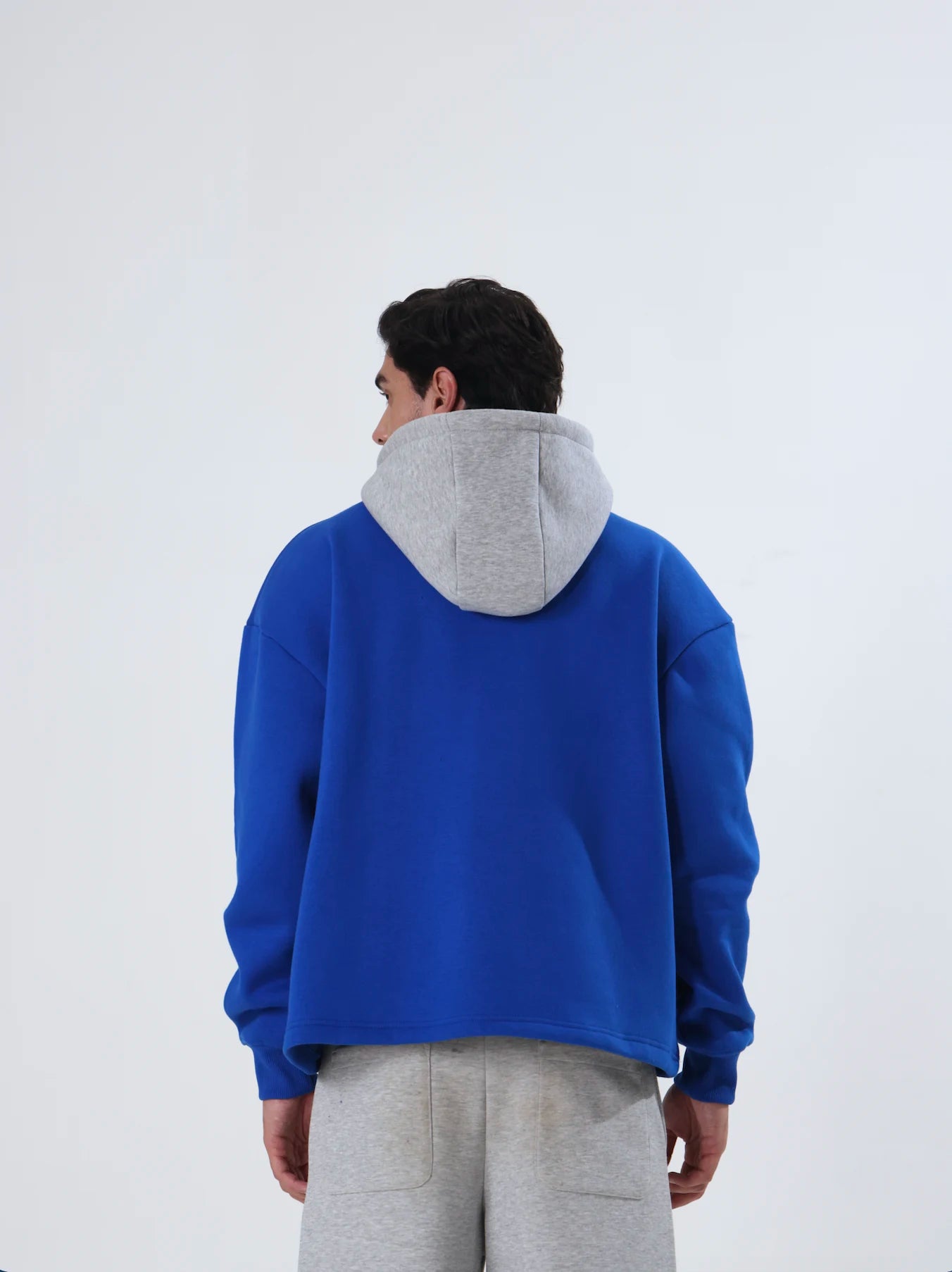 Blue-Red Hoodie Men's