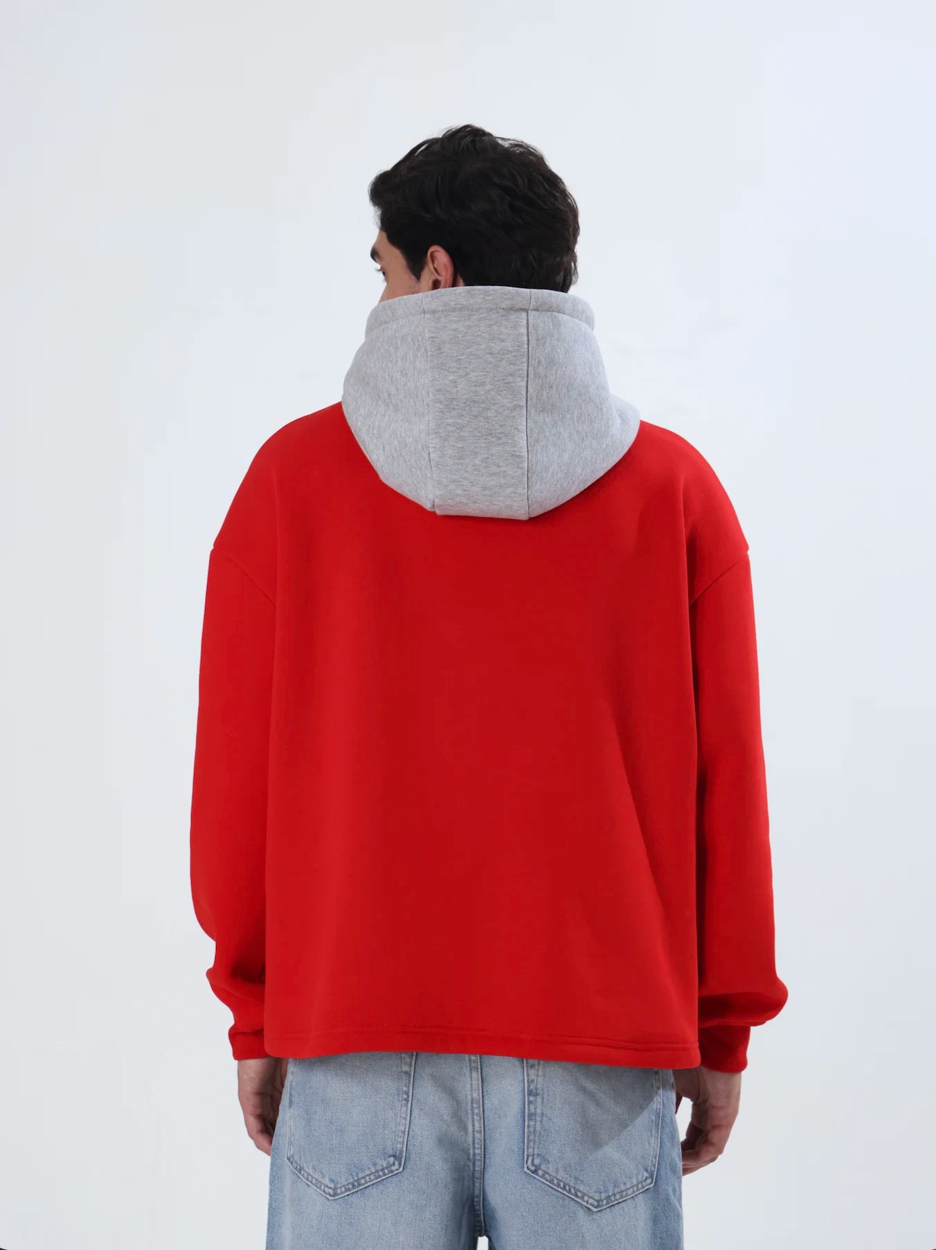 Red-Blue Hoodie Men's
