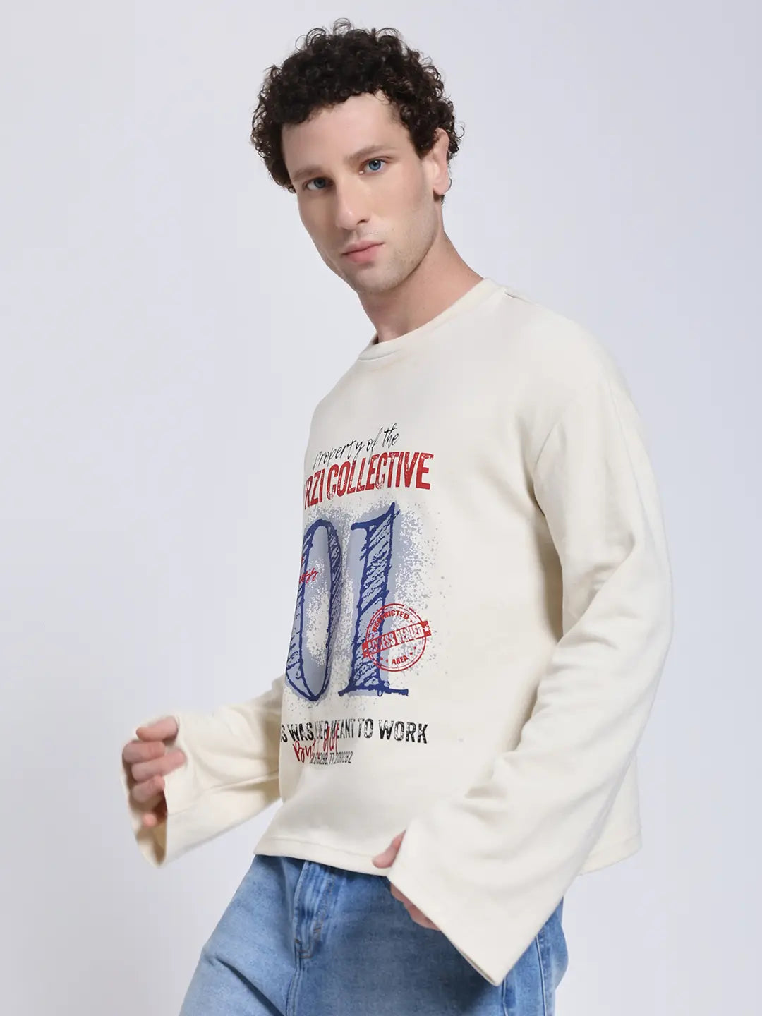 Year One Flared Sleeve Sweatshirt