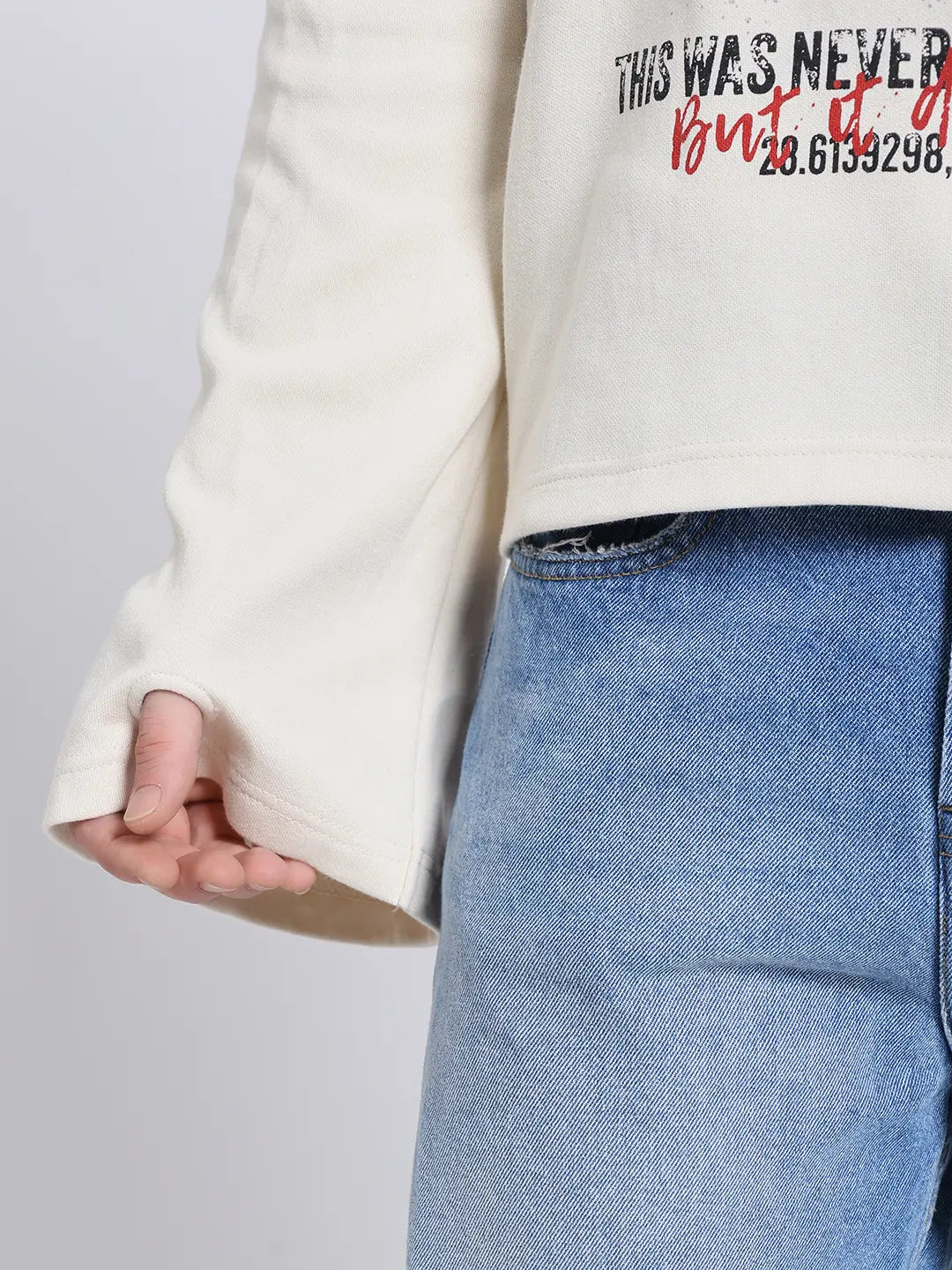 Year One Flared Sleeve Sweatshirt